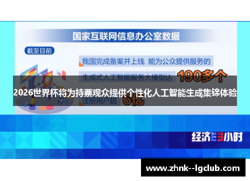 2026世界杯将为持票观众提供个性化人工智能生成集锦体验 2026世界杯将为持票观众提供个性化人工智能生成集锦体验