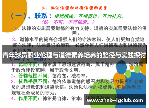 青年球员职业伦理与道德素养培养的路径与实践探讨 青年球员职业伦理与道德素养培养的路径与实践探讨